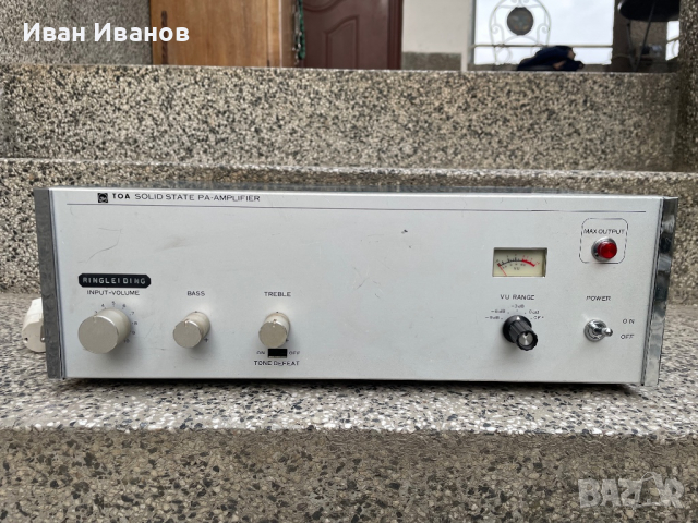 Toa TA-907 solid state PA amplifier , снимка 4 - Ресийвъри, усилватели, смесителни пултове - 36323155