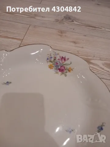 Порцеланово плато , снимка 2 - Чинии - 49538632