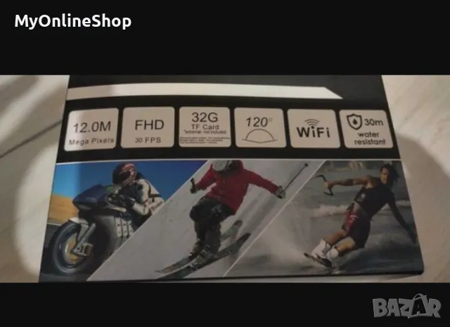 Action Camera 1080p, снимка 2 - Камери - 48342067
