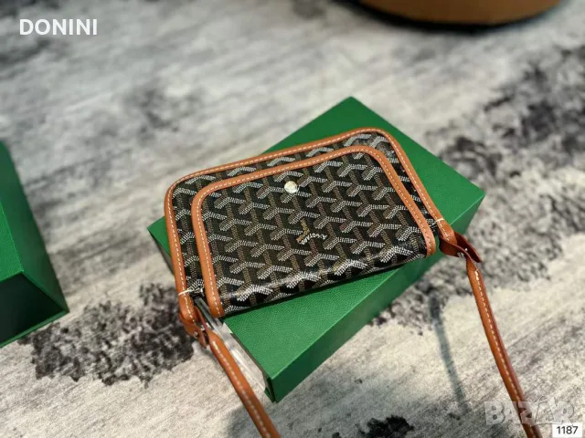 Goyard  Дамска чанта, кожа, снимка 8 - Чанти - 56265928