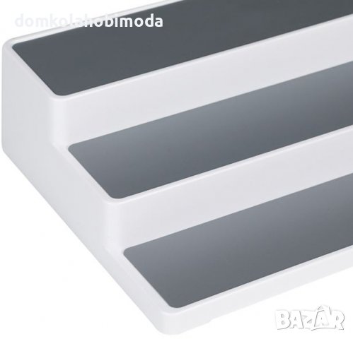 Поставка за подправки с 3 нива/Не се хлъзга/36,5x24x8,5 см, снимка 2 - Други - 39681271