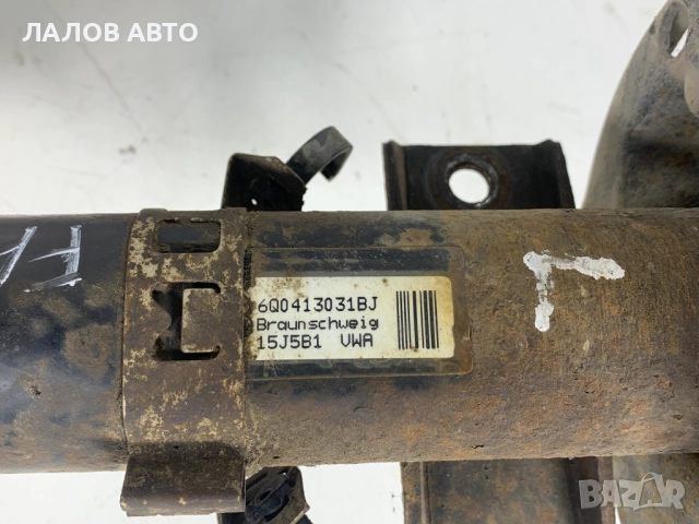 Преден ляв шенкел главина амортисьор Шкода Фабия Preden lqv shenkel amortisior Skoda Fabia 6Q0413031, снимка 3 - Части - 52622536