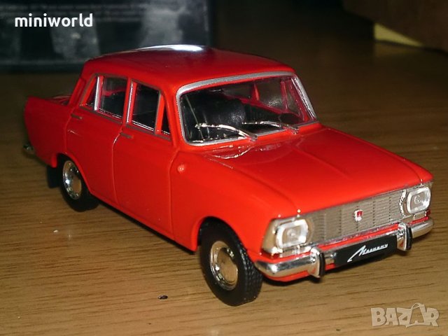 Москвич 412 1967 - мащаб 1:43 на DeAgostini моделът е нов в блистер, снимка 3 - Колекции - 41666796