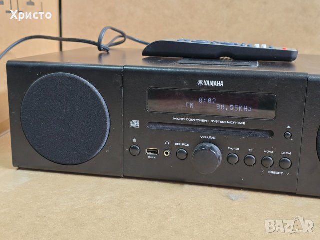 yamaha mcr-042 черна, снимка 3 - Аудиосистеми - 44464663
