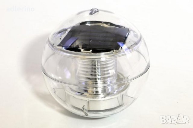 Соларен светещ овал за басейн, фонтан, бял, декорация за басейн, снимка 3 - Лед осветление - 34533609