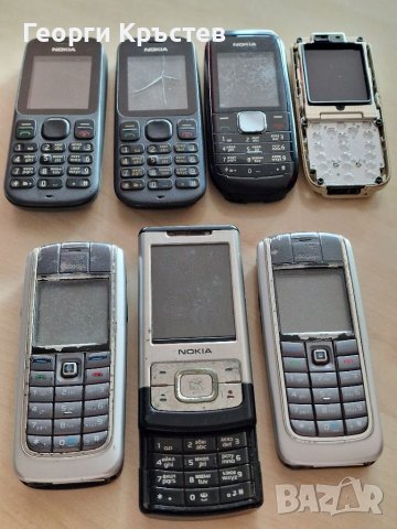Nokia 100(2бр.), 1650, 1800, 6020(2 бр.), 6500s - за ремонт или части