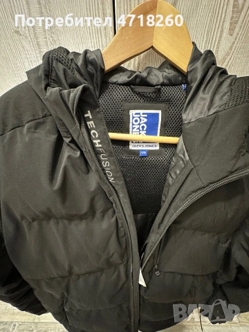 Оригинално Пухено яке JACK&JONES, снимка 2 - Якета - 53215165