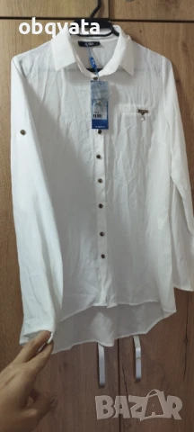 Дамска бяла риза , снимка 1