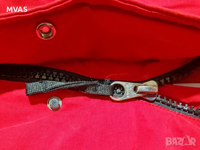 Bershka - 55% Дамско зимно червено яке S размер, снимка 10 - Якета - 51858109