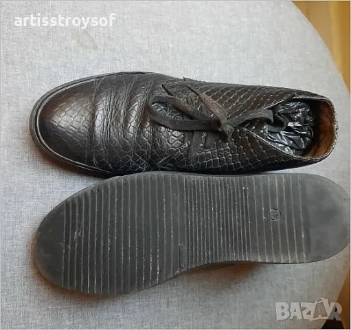 Естествена кожа боти Daris , номер 41- 42, снимка 6 - Мъжки боти - 47815060
