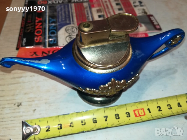 МЕТАЛНА ЗАПАЛКА-ЛАМПАТА НА АЛАДИН-ВНОС SWISS 2109251255, снимка 13 - Колекции - 51785358