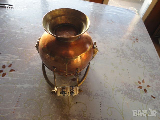 Невероятен старинен меден съд менче котле , снимка 8 - Колекции - 39142711