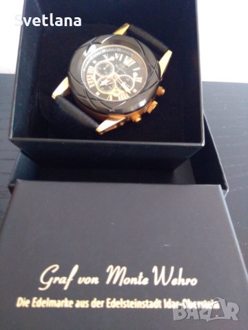 Мъжки часовник Graf von Monte Wehro Ново!, снимка 2 - Мъжки - 42049837