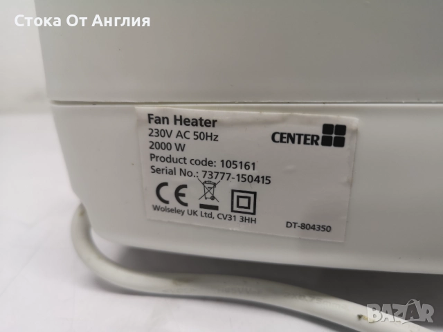 Печка / духалка- Fan Heater 2000W, снимка 7 - Печки, фурни - 52126927