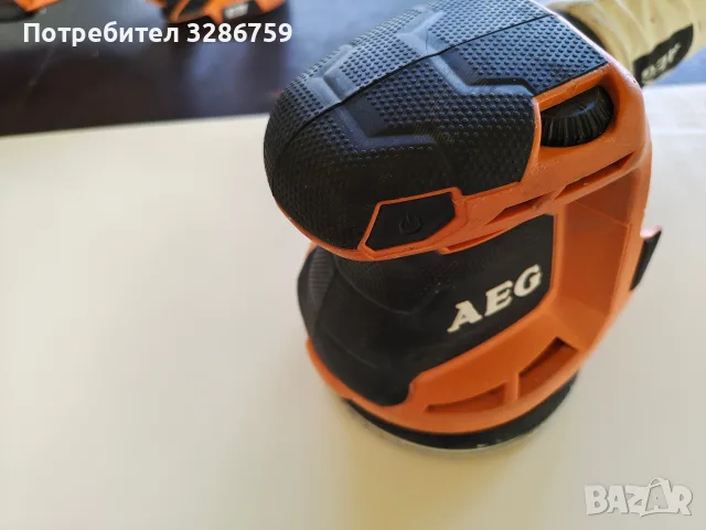 акумулаторен ексцентършлайф виброшлайф AEG АЕГ ЕКСЦЕНТЪРШЛАЙФ