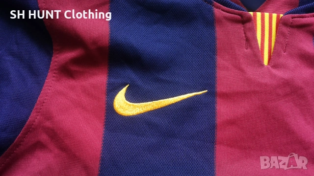 NIKE FC BARCELONA MESSI Kids Football T-Shirt Размер 10-12 г/ 137-147см детска футболна тениска 8-66, снимка 9 - Детски тениски и потници - 53126646