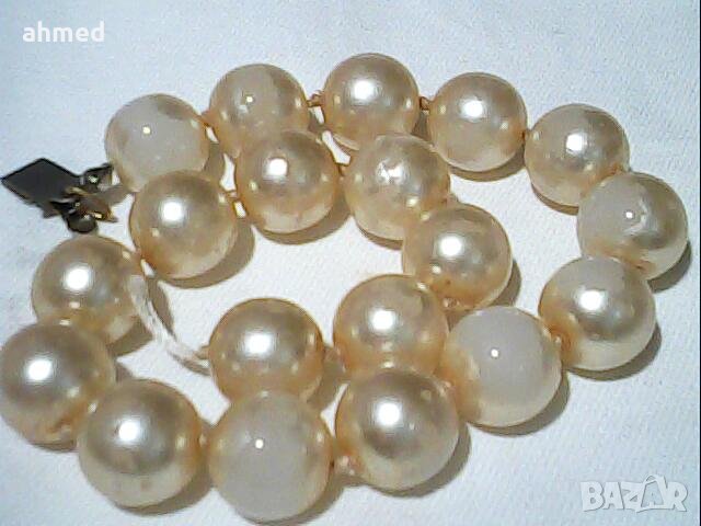 много красиви стари перли 10мм, снимка 3 - Антикварни и старинни предмети - 44189875