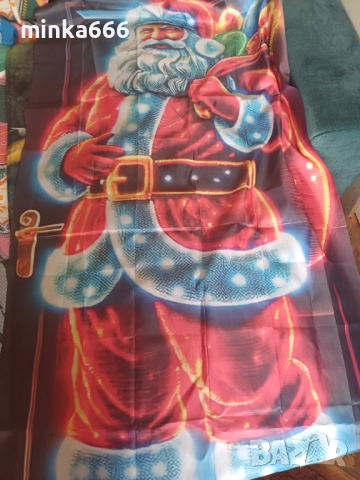 Коледна завеса за врата, снимка 3 - Декорация за дома - 52879529