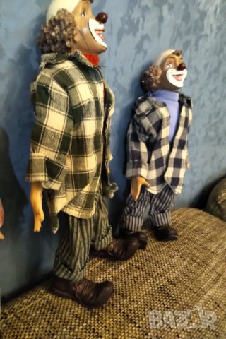 Редки керамични клоуни ръчна изработка , снимка 4 - Колекции - 34067215