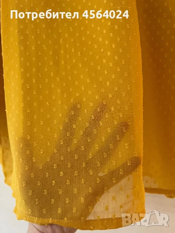 Жълта дамска риза, снимка 4 - Ризи - 51395259