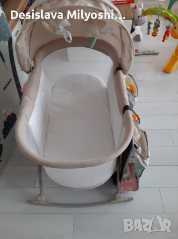 ПРОДАВАМ Бебешки стоки: легло-люлка Kinderkraf,  проходилка и шезлонг, снимка 3 - Детски люлки - 52520529