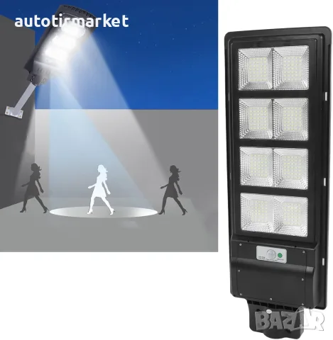 Улична соларна лампа Jortan със соларен – T630, снимка 4 - Външни лампи - 56054771