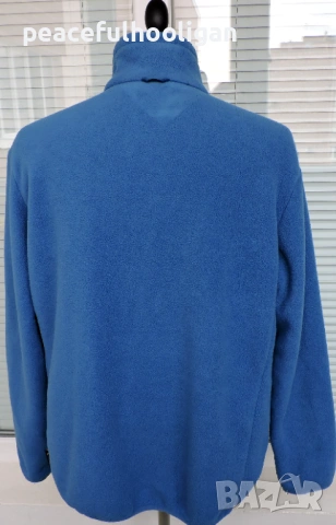 Jack Wolfskin Nanuk Mens Blue Full Zip Outdoor Polar Fleece Jacket Size XL, снимка 9 - Суичъри - 53392774