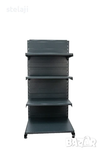 Стелажи за магазин в тъмно сив мат/НОВИ/ЕКО ЛАЙН, снимка 6 - Стелажи и щандове - 50850940