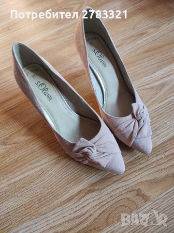Обувки на ток S'Oliver , снимка 2 - Дамски обувки на ток - 41844521