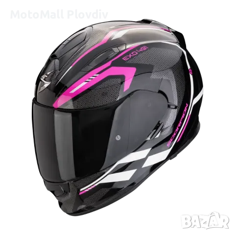 Каска SCORPION EXO-491 KRIPTA Black-Pink-White