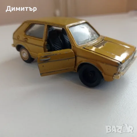 Ретро метална количка Gama Mini – VW Golf 1 (1:43) W. Germany, снимка 2 - Колекции - 55783752