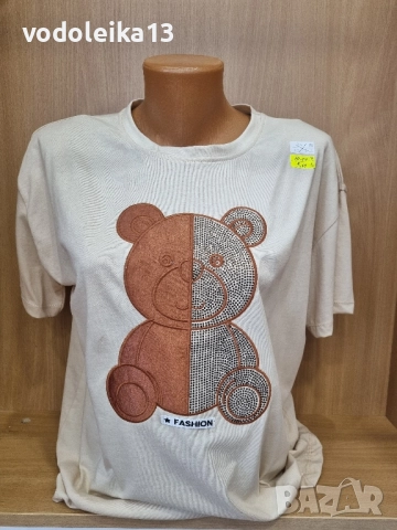 Нова тениска с голямо мече, снимка 2 - Тениски - 52378986