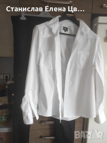 Мъжки панталон с бяла риза