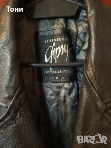 Ново Мъжко Зимно Яке с Яка Изцяло от Естествена Кожа L, снимка 11 - Якета - 53661384