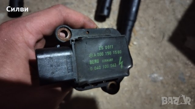 Оригинална запалителна бобина Beru 0040100042 / A0001501580 за Mercedes W203 CL203 C209 W211, снимка 2 - Части - 44500885