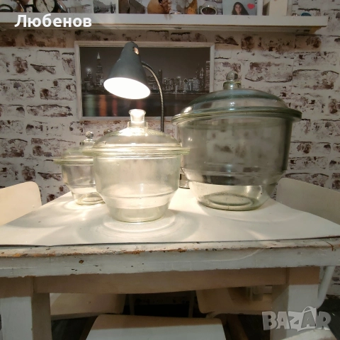 Ексикатори и камбани , колби 4 и 6 литра, снимка 9 - Лаборатория - 52997046