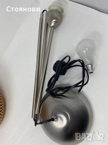 Модерна ратанова висока настолна Лампа , снимка 17 - Настолни лампи - 41907802