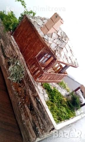 Макет на къща-ръчна изработка., снимка 3 - Декорация за дома - 50753310