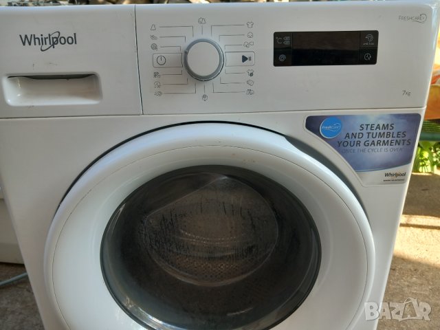  Продавам преден панел с платка за пералня Whirlpool -FWF71253W, снимка 5 - Перални - 41415638