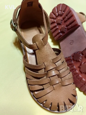 Сандали, естествена кожа, 38, снимка 4 - Сандали - 51096793