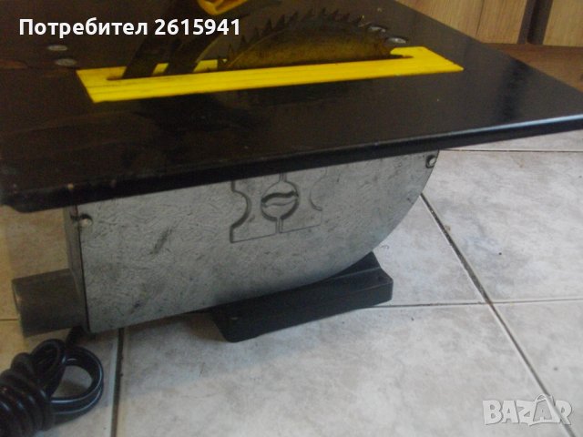 750W/ф200мм Профи Ел. Машина Рязане Плочи/Плочки Нова/ 500W-Немски Настолен Циркуляр HANNING-ф200мм, снимка 13 - Други инструменти - 40883044