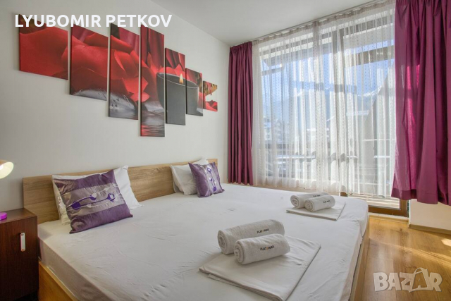 Банско - Уютен двустаен апартамент луксозно обзаведен Басейн СПА , снимка 18 - Апартаменти - 36312433