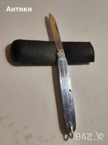  Джобен нож с калъфче, снимка 1