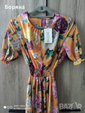 НАМАЛЕНА - Lakerta нова лятна дълга рокля, снимка 3 - Рокли - 41104455