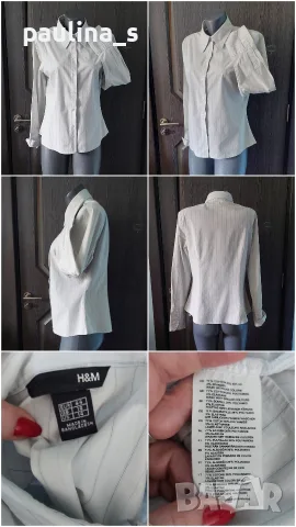 Четири различни броя / Дамска маркова риза "Zara", "H&M", "Riders" , снимка 2 - Ризи - 55774809