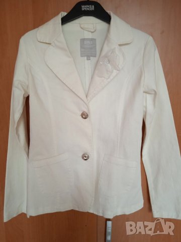 Бяло сако, снимка 3 - Сака - 34456187