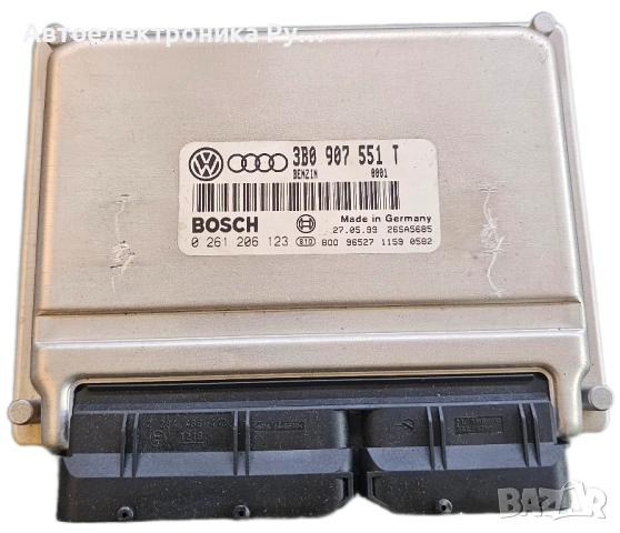 компютър AUDI A4 A6 2.8 AQD BOSCH 0 261 206 123, 0261206123, 3B0 907 551 T