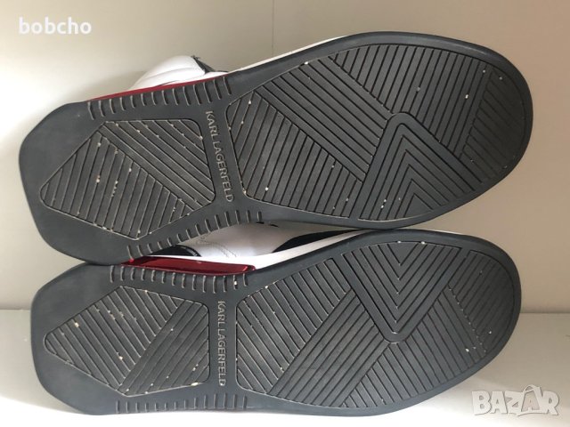 Karl Lagerfeld hi-top sneakers-Отлични, снимка 9 - Маратонки - 41828369