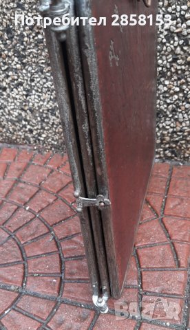 Военно офицерско сгъваемо огледало, триптих 19 в, снимка 6 - Антикварни и старинни предмети - 39869325