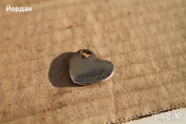 Сребърно сърце ''Tiffany & CO'', снимка 4 - Колиета, медальони, синджири - 47764755